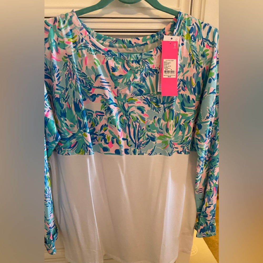Lilly Pulitzer Blue Ibiza Cabana Top